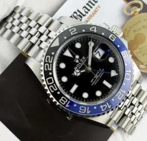 Pilots Classic Watches | Men's Watches | Sant Blanc ROLEX 40mm Stainless Steel GMT Master II Blue & Black 