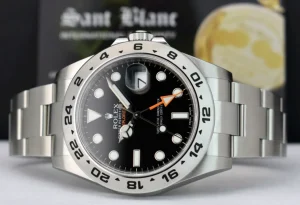 Sports Watches | Field Professional Watches | Sant Blanc ROLEX 42mm Stainless Steel Explorer II Black Dial Model 216570