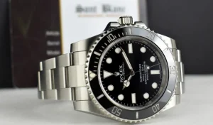 Diving Professional Watches | Sports Watches | Sant Blanc ROLEX 40mm Stainless Steel Submariner Black Dial Ceramic Bezel Model 114060