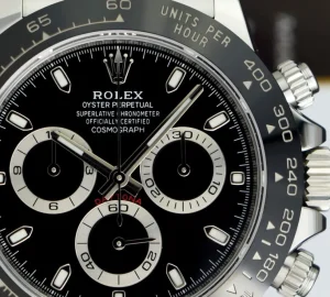 Men's Watches | Racing Professional Watches | Sant Blanc ROLEX 40mm Stainless Steel DAYTONA Black Dial Ceramic Bezel Model 116500LN