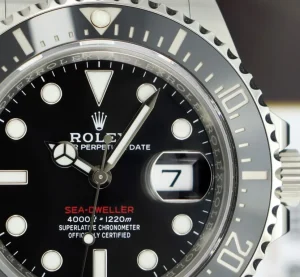 Sports Watches | Deep Diving Professional Watches | Sant Blanc ROLEX 43mm Stainless Steel Red Sea Dweller Rare MK1 Dial Box & Card Model 126600