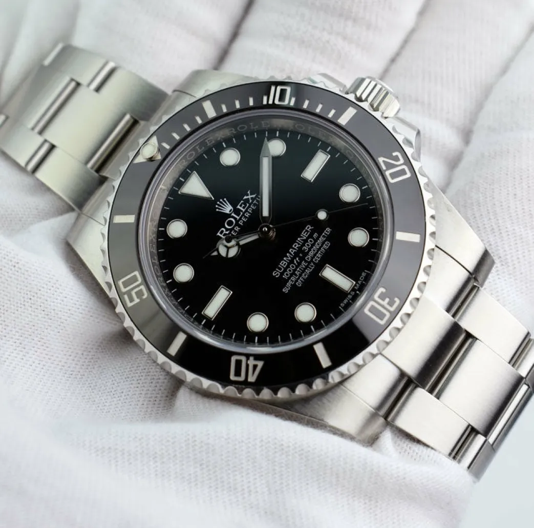 rolex_mm_stainless_steel__6-52.webp Diving Professional Watches | Sports Watches | Sant Blanc ROLEX 40mm Stainless Steel No-Date Submariner Black Ceramic Model 114060