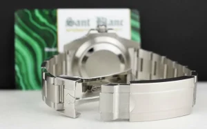 Diving Professional Watches | Sant Blanc ROLEX 40mm Stainless Steel Submariner Green Hulk with Card Model 116610LV