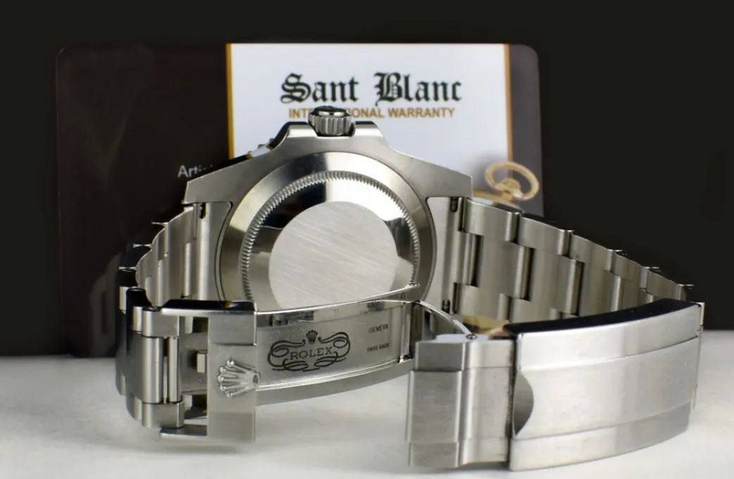 rolex_mm_stainless_steel__6-61.webp Diving Professional Watches | Sports Watches | Sant Blanc ROLEX 40mm Stainless Steel Submariner Green Ceramic Bezel - Hulk - Model 116610LV