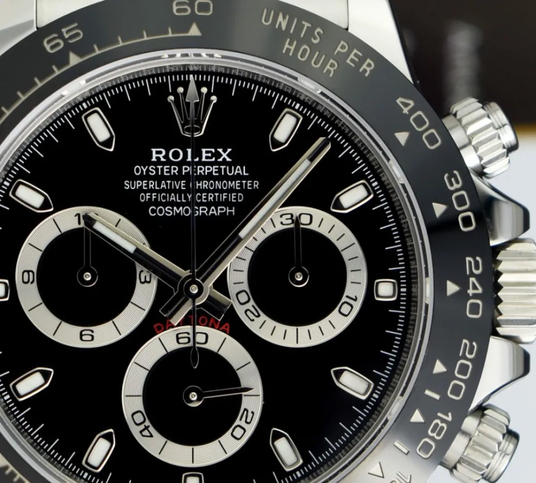 rolex_mm_stainless_steel__6-8.webp Men's Watches | Racing Professional Watches | Sant Blanc ROLEX 40mm Stainless Steel DAYTONA Black Dial Ceramic Bezel Model 116500LN