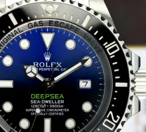 Deep Diving Professional Watches | Men's Watches | Sant Blanc ROLEX 44mm Stainless Steel Deepsea Sea Dweller James Cameron Blue Gradient Dial Model 116660