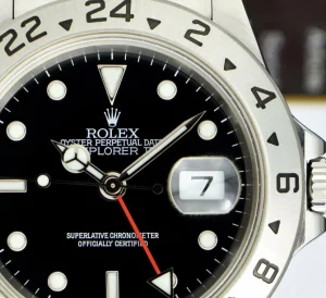 Sports Watches | Men's Watches | Sant Blanc ROLEX 40mm Stainless Steel Explorer II Black Dial SEL Model 16570