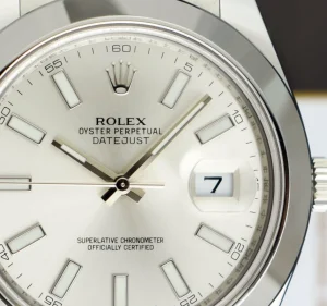 Men's Watches | President Dress Watches | Sant Blanc ROLEX 41mm Stainless Steel DateJust II Silver Index Dial Model 116300