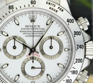 Sports Watches | Men's Watches | Sant Blanc ROLEX 40mm Stainless Steel Daytona White Index Dial Model 116520