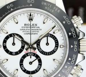 Sports Watches | Men's Watches | Sant Blanc ROLEX 40mm Stainless Steel Daytona White Dial Ceramic Bezel Model 116500LN