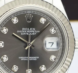 Dress Watches | Sant Blanc ROLEX 41mm White Gold & SS DateJust II Rhodium Diamond Dial 116334