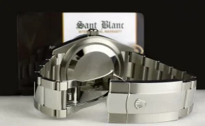 Pilots Classic Watches | Men's Watches | Sant Blanc ROLEX 42mm White Gold & Stainless Sky Dweller Black Index Dial Card Model 326934
