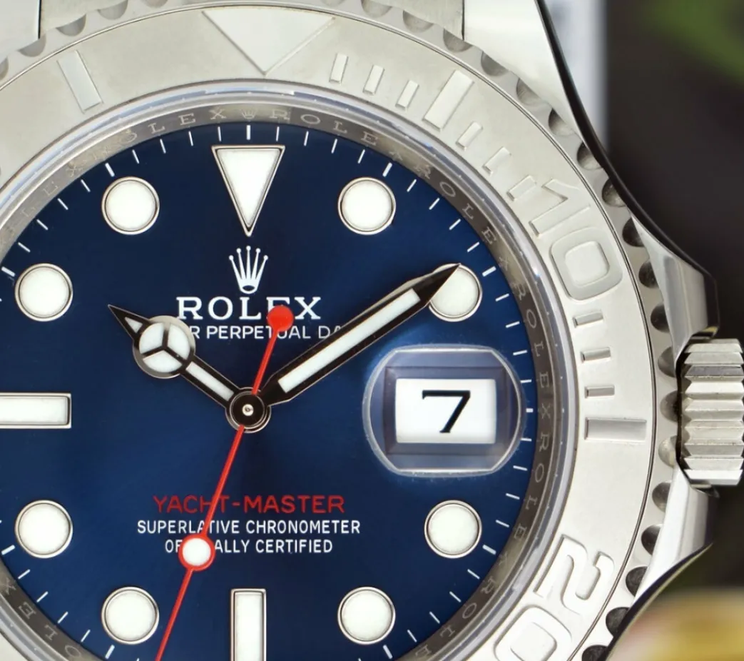 rolex_platinum__stainless_6-2.webp Yachting Professional Watches | Men's Watches | Sant Blanc Rolex Platinum & Stainless Steel Yachtmaster Blue Dial Model 116622