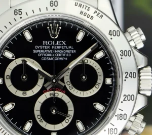 Men's Watches | Racing Professional Watches | Sant Blanc ROLEX Rehaut Mens Stainless Steel Daytona Black Index Dial Model 116520