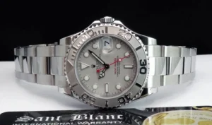 Yachting Professional Watches | Men's Watches | Sant Blanc ROLEX Rehaut Midsize Platinum & Stainless Yachmaster Model 168622