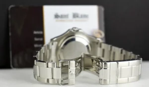 Yachting Professional Watches | Sant Blanc ROLEX Rehaut Midsize Platinum & Stainless Steel Yachmaster Model 168622