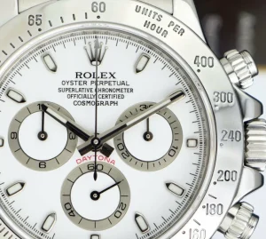 Men's Watches | Racing Professional Watches | Sant Blanc ROLEX REHAUT 40mm Stainless Steel Daytona White Index Dial Model 116520