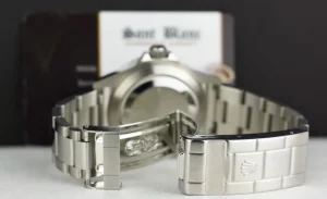 Diving Professional Watches | Sant Blanc ROLEX Rehaut 40mm Stainless Steel Submariner Green Bezel Kermit Model 16610