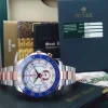 Yachting Professional Watches | Men's Watches | Sant Blanc ROLEX Rose Gold & Stainless YachtMaster II Blue Hands Card Model 116681
