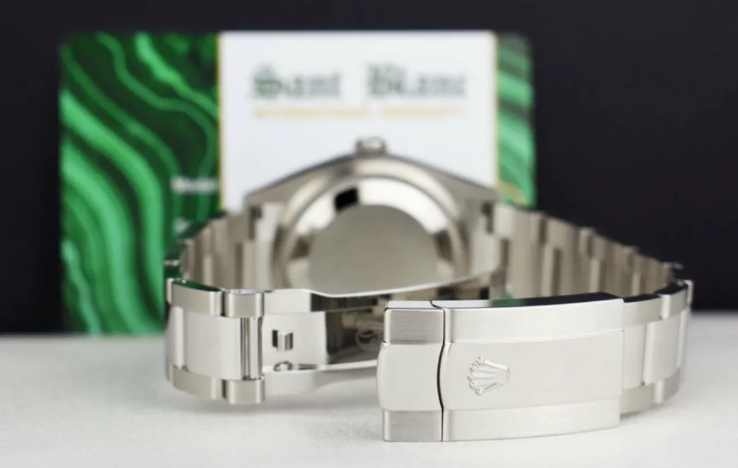 rolex_stainless_steel_dat_4.webp Dress Watches | Sant Blanc ROLEX Stainless Steel DateJust 36 White Roman with Card Model 126200