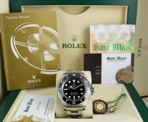Deep Diving Professional Watches | Sant Blanc ROLEX Stainless Steel Deepsea Sea Dweller Black Dial Model 116660