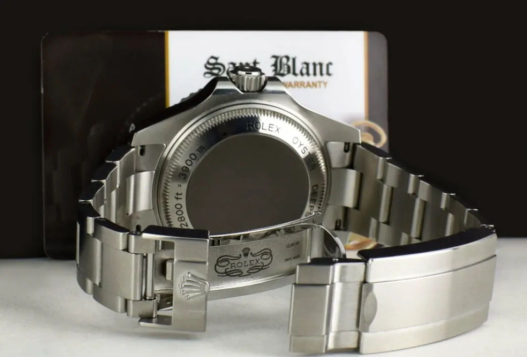 rolex_stainless_steel_dee_5-3.webp Sports Watches | Deep Diving Professional Watches | Sant Blanc ROLEX Stainless Steel Deepsea SeaDweller Black Dial Red Hand Box & Card Model 116660