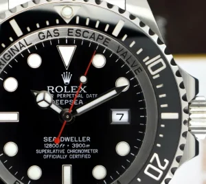Sports Watches | Deep Diving Professional Watches | Sant Blanc ROLEX Stainless Steel Deepsea SeaDweller Black Dial Red Hand Box & Card Model 116660