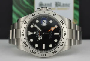 Field Professional Watches | Sant Blanc ROLEX Stainless Steel Explorer II Black Dial Model 216570