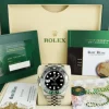 Pilots Professional Watches | Men's Watches | Sant Blanc ROLEX Stainless Steel GMT Master II Green & Black "Sprite" Bezel Model 126720 VTNR