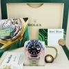 Men's Watches | Pilots Professional Watches | Sant Blanc ROLEX Stainless Steel GMT Master II Pepsi Bezel Swiss Made Dial Model 16710