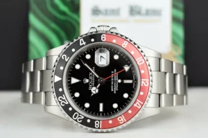 Pilots Professional Watches | Sant Blanc ROLEX Stainless Steel GMT Master II Coke Bezel Model 16710