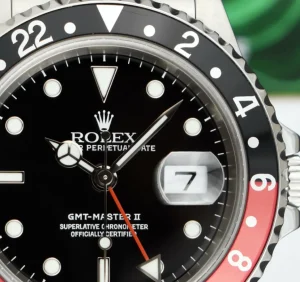 Pilots Professional Watches | Sant Blanc ROLEX Stainless Steel GMT Master II Coke Bezel Model 16710