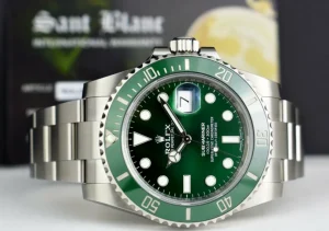 Diving Professional Watches | Sports Watches | Sant Blanc ROLEX Stainless Steel Submariner Green Ceramic Bezel