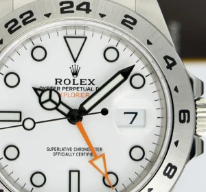 Field Professional Watches | Sant Blanc ROLEX Unworn 42mm Stainless Steel Explorer II Polar White Dial Model 216570