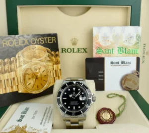 Diving Professional Watches | Men's Watches | Sant Blanc ROLEX Vintage Mens Stainless Steel Submariner Black Dial Model 16610