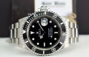 Diving Professional Watches | Men's Watches | Sant Blanc ROLEX Vintage Mens Stainless Steel Submariner Black Dial Model 16610