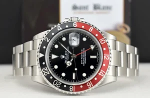 Pilots Professional Watches | Sant Blanc ROLEX Vintage Stainless GMT Master II Coke Bezel SEL Model 16710