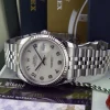 Men's Watches | Dress Watches | Sant Blanc Rolex White Gold & Stainless Steel Datejust Cream Jubilee Arabic Dial Model 116234