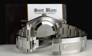 Men's Watches | Dress Watches | Sant Blanc ROLEX White Gold & Stainless DateJust 41 Blue Index Box & Card Model 126334