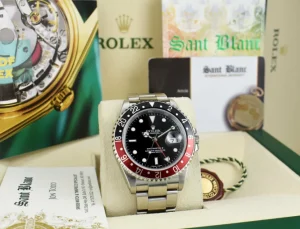 Pilots Professional Watches | Sant Blanc Vintage Stainless Steel GMT Master II Coke Bezel SEL Model 16710